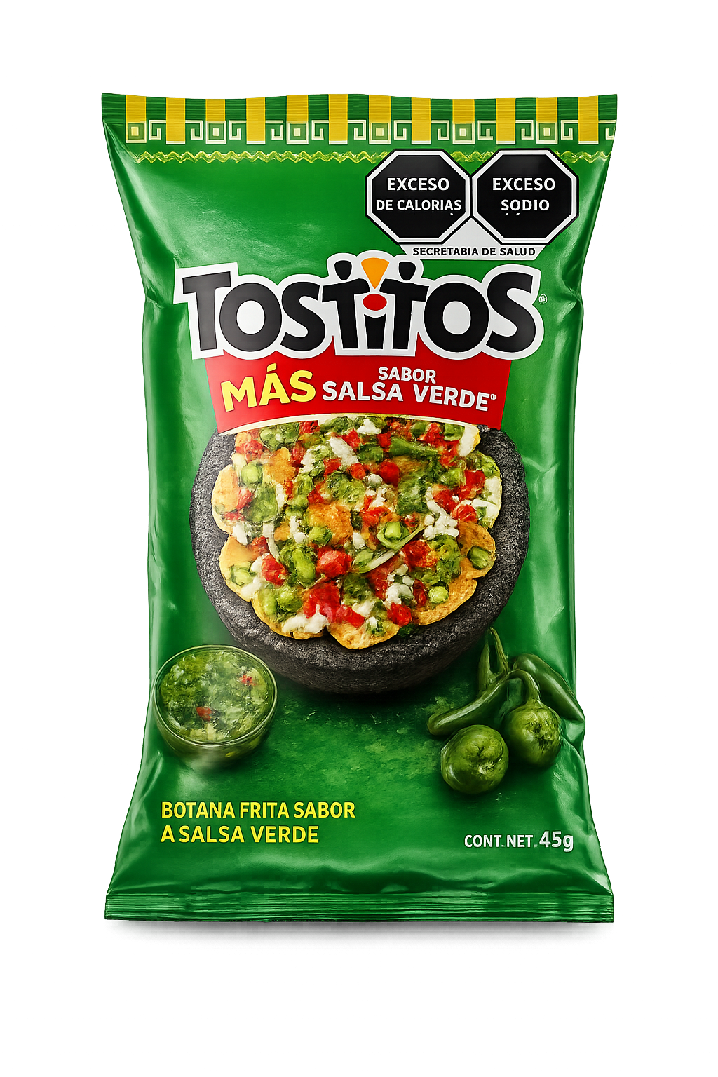 Tostito Verde 25 PZ